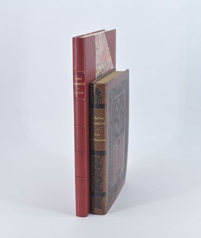 null [Illustrated] Set of 2 bound volumes:
- PASTRE] BARBEY d'AUREVILLY. Les Diaboliques....