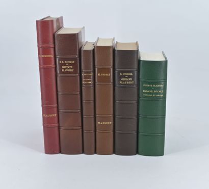 null [Gustave FLAUBERT] Set of 6 volumes by and about the Norman writer:
- Madame...