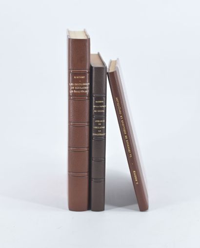 null [William the Conqueror] Set of 3 bound volumes: 
- SAUVAGE. Apologie pour Guillaume...