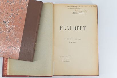 null [Gustave FLAUBERT] Set of 6 volumes by and about the Norman writer:
- Madame...