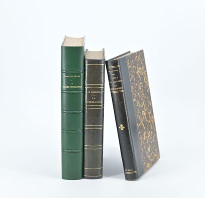 null [History] Set of 3 bound volumes:
- BAUDRILLART. Les populations agricoles de...