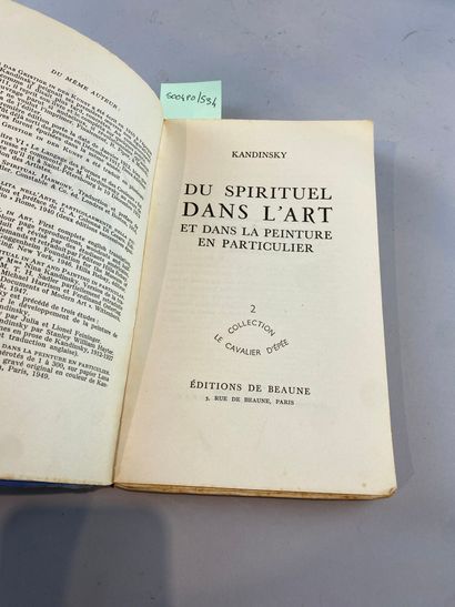 null [KANDINSKY]
Du Spirituel dans L'Art par Vassily Kandinsky
Paru en 1954 aux éditions...