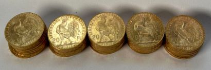 50 pièces de 20 francs or, 1913
P : 322.2...