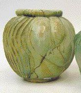 Georges SYBESMA Vase pansu en grès présentant en alternance volumes organiques et...