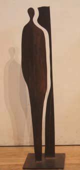 DONA , Pierre (1965), «Ombre», fer découpé et soudé 1/1, hauteur : 59 cm