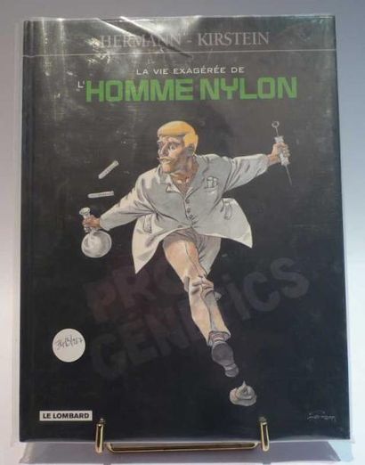 null HERMANN/ KIRSTEN, "LA VIE EXAGEREE DE L'HOMME NYLON", éd. Le LOMBARD. Usures...