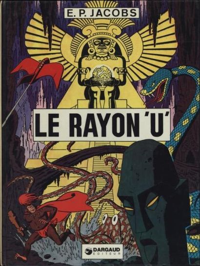null JACOBS, "LE RAYON U". Edition Dargaud. Rééd. Couverture très légèrement abîmée....