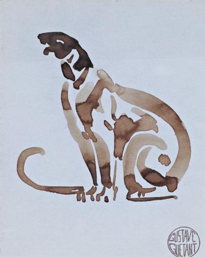 Gustave GUETANT (1873 - 1953) Ecole marseillaise Sculpteur (bronzes animaliers de...