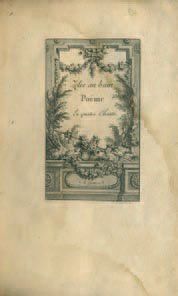 null ANONYME - [PEZAY, Marquis de]. Zélis au bain. A Genève, sans nom, (1773). In-8...