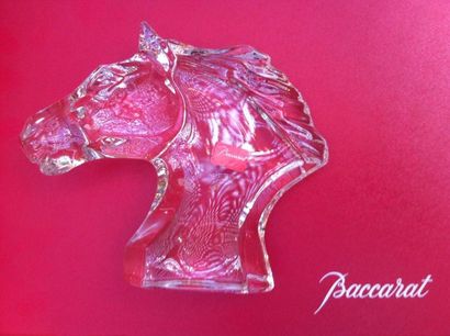 BACCARAT BACCARAT - Tête de cheval en cristal. Prix boutique: 170 €
