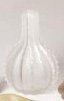 René LALIQUE Rare vase "dentelé" en verre blanc soufflé moulé satiné,modèle créé...