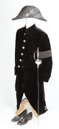 null Complet uniforme d'un officier de la Royal Navy, vers 1910, redingote, gilet...