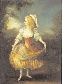 SCHALL Jean-Fr.d.ric (Strasbourg 1752 - Paris 1825) "Jeune femme de profil dans un...