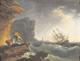 VERNET Claude - Joseph (Avignon 1714 - Paris 1789) "Approche d'une tempête dit aussi...