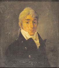 BOILLY Louis - Léopold (Entourage de) (1761 - 1845) "Portrait présumé du père de...