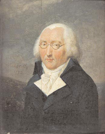 BOILLY Louis - Léopold (La Bassée 1761 - Paris 1845) "Portrait d'homme en redingote...