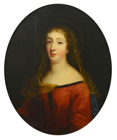 MIGNARD Pierre (Attribué à) Troyes1612 - Paris 1695 "Portrait présumé de Diane de...