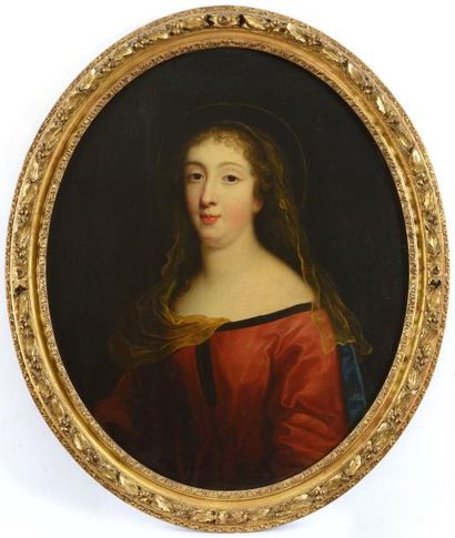 MIGNARD Pierre (Attribué à) Troyes1612 - Paris 1695 "Portrait présumé de Diane de...