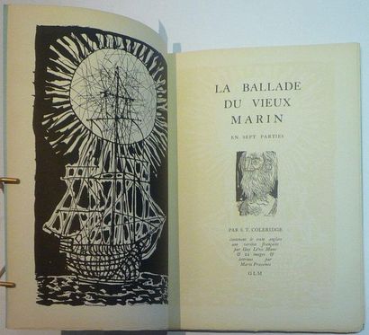 [PRASSINOS] COLERIDGE Samuel Taylor "La ballade du vieux marin", GLM éditions, Paris,...