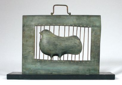 BERDAL Alex (né en 1945 à Perpignan) " L'oiseau libre " Bronze patine verte, n°5/8...