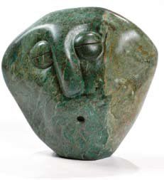Fanizani Akuda Happy whistler, pierre serpentine, h. 21 cm