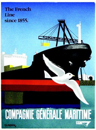 FIX-MASSEAU Compagnie Générale Maritime 1993 The french line since 1855 CCB Vitry...