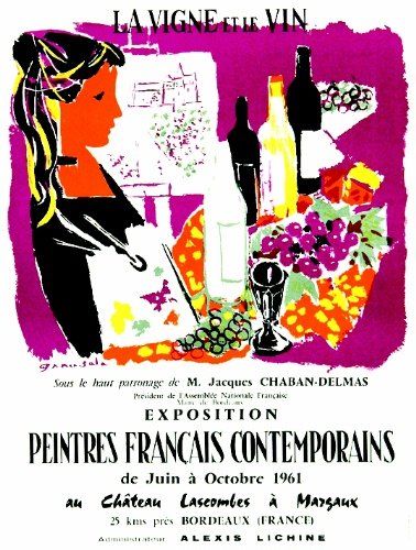 GRAUSALA La Vigne et le Vin Bordeaux (Gironde) Exposition peintres Français contemporains...