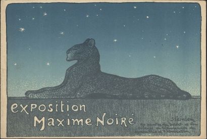 Exposition Maxime Noiré 
Carton d’invitation...