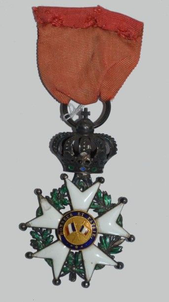 France Ordre de la Légion d'honneur. Etoile de Chevalier, Louis-Philippe.Argent,...