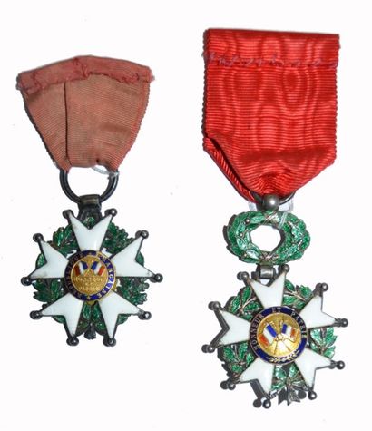 France Ordre de la Légion d'honneur. Étoile de Chevalier, IIè République. Argent,...