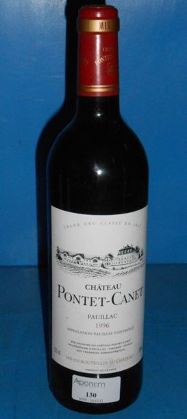 null 1 château PONTET CANET - 5ème GCC 1996
