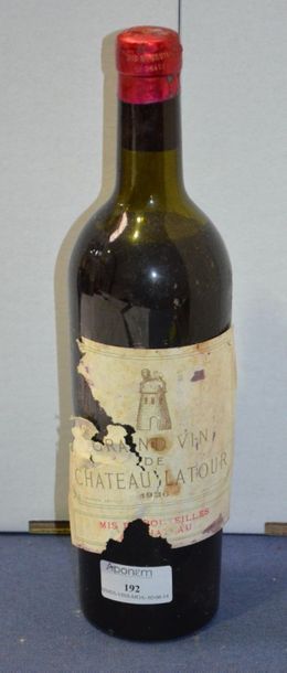 null 1 Château LATOUR PAULLIAC 1er grand crue classé 1936 (basse épaule, étiquette...