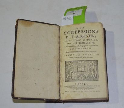 null [Saint-Augustin] "Les confessions de Saint Augustin" traduction nouvelle, sur...