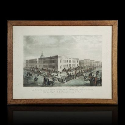 Henry PYALL (1795-1833) "A north east view of the general Post Office", gravé d'après...