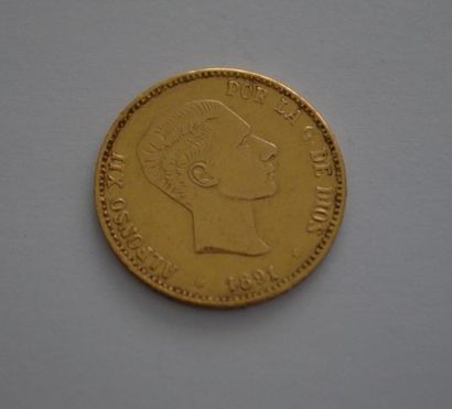 null 25 pesetas en or, 1991. P: 7,8 gr