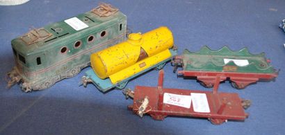null HORNBY caisse de locomotiveBB-8051, Wagon citerne Shell, 2 portes containeir....