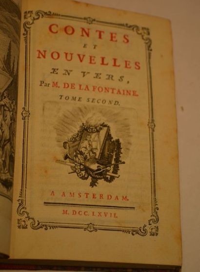 null LA FONTAINE "Contes et nouvelles" 1767. 2e volume