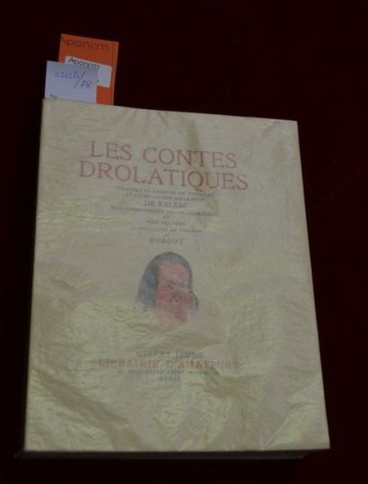 null DE BAZAC, Les contes Drolatiques avec des illustrations de DUBOUT.

Librairie...