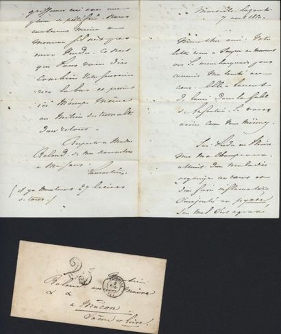 null ARCHIVES CHARLES ROLLAND



Ensemble de 18 lettres autographes signées de Lamartine...