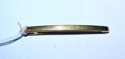 null EPINGLE-barrette en or, 14 cts. P: 3,2g.