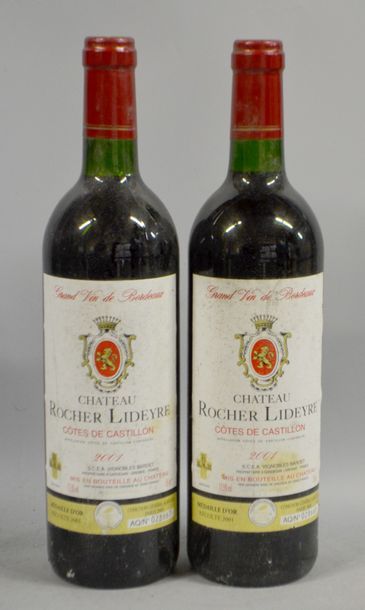 2 Btles CHÂTEAU ROCHER LIDEYRE Côtes du Castillon...