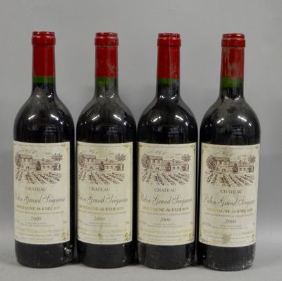 null 4 Btles CHÂTEAU POLON GRAND SEIGNEUR Montagne St Emilion 2000 

2 Btles GRAND...