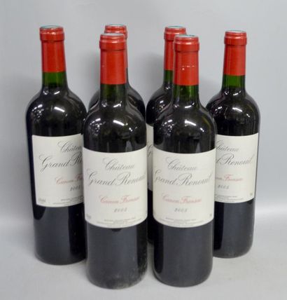 null 6 Btls CHÂTEAU GRAND RENOUIL CANON FRONSAC 2005