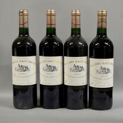 null 4 Btles BAHANS HAUT BRION Pessac-Léognan 2005