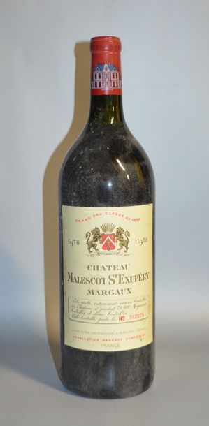 null 1 Magnum CHÂTEAU MALESCOT SAINT EXUPERY Margaux 3ème GCC 1978