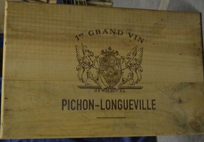 null 6 Btles CHÂTEAU PICHON-LONGUEVILLE BARON Pauillac 2ème GCC 2009. CBO