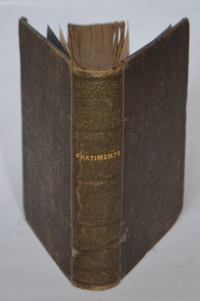 null HUGO. Châtiments. Genève et New-York, 1853, relié plein cartonnage époque. Edition...