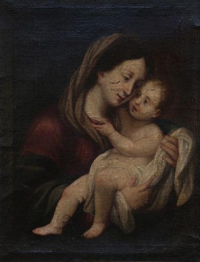 Ecole ITALIENNE vers 1650

Vierge à l’Enfant

Toile

90...