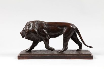 null Herman GEIBEL (1889-1972)

« Lion en marche »



Belle épreuve en bronze à patine...