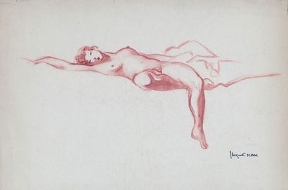 null Jacques LEHMANN dit NAM (1881-1974) « Nu allongé »

Sanguine 36 x 56 cm